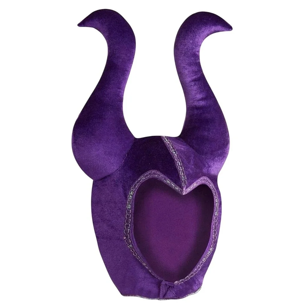 Maleficent Costume‎ Dress & Headpiece Girls Kids Halloween Cosplay - Picture 5 of 12